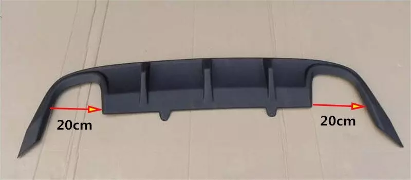 Для углеродного волокна, задний диффузор для губ, спойлер Volkswagen OLD Passat CC, бампер, аксессуары для ремонта, сплиттер, комплект кузова 2009-2012