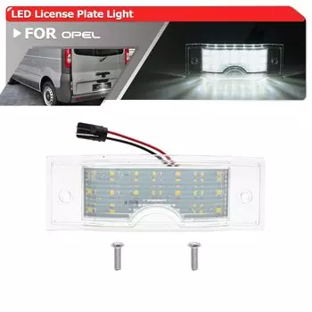 Для Vauxhall Opel Vivaro A B, для Renault Trafic II III, для Nissan NV300 PRIMASTER, для Fiat Talento 1x светодиодный номерной знак