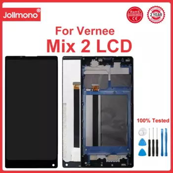 Для Vernee Mix 2, ЖК-дисплей и фотоаксессуары, запасные части для Vernee Mix2, рамка для ЖК-экрана телефона + Инструменты