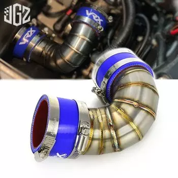 Для VESPA GTS 200 250 300 выхлопная труба для мотоцикла из нержавеющей стали Соединительная труба аксессуары GTV 300 2006 - 2017 2018 2019 2020 2021