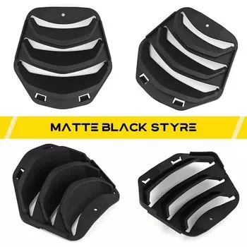 Для Vespa GTS/Super 125 300 2023, крышка звукового сигнала, инкрустация, крышка решітки, глянцевый АБС-пластик/черный матовый хром, карбоновый обтекатель, аксессуары