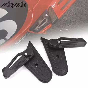 Для Vespa Sprint Primavera 50 125 150, черные задние пассажирские ножки, усовершенствованные литые педали, аксессуары