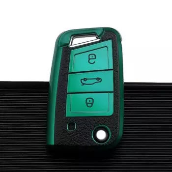 Для Volkswagen для VW Polo Golf7 MK7 ДЛЯ Tiguan Для Skoda Octavia Kodiaq Karoq для Seat Ateca Чехол для автомобильного ключа Защитная сумка