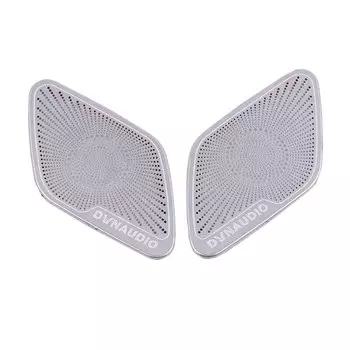 Для Volkswagen Golf 7 MK7 2013- 2019 2020 Стайлинг автомобиля нержавеющая сталь автомобильная дверь аудио динамик декоративная крышка отделка 3D наклейка