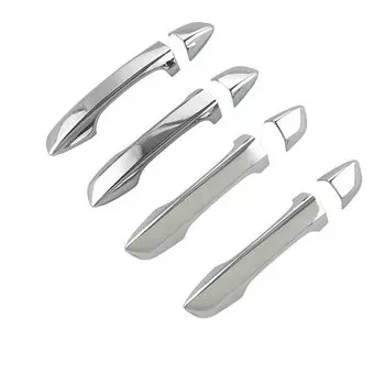 Для Volkswagen New VW Tiguan MK2 2017 2018 2019 2020 хромированная дверная ручка, наклейки для стайлинга автомобиля, автоаксессуары