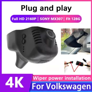 Для Volkswagen Passat B7 CC Tiguan MK1 Jetta golf 6 2010 ~ 2015 для Skoda Octavia 2 facelift 2013 4K видеорегистратор Wi-Fi Автомобильный видеорегистратор Камера