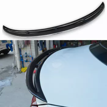 Для Volkswagen Passat CC 2009-2018 K стиль углеродное волокно/FRP глянцевый черный задний спойлер крыло багажника