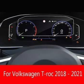 Для Volkswagen T-roc 2018 2019 2020 2021, закаленное стекло, автомобильная навигация, защитная пленка для ЖК-дисплея, панель T Roc Dashoard