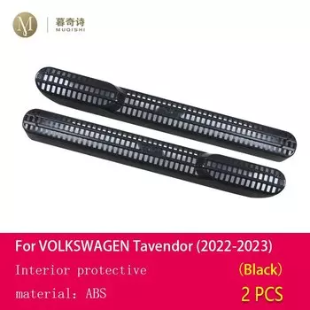 Для VOLKSWAGEN Tavendor 2022-2023 салон автомобиля вентиляционное отверстие для кондиционера защитная крышка вентиляционная крышка заднее сиденье противопыльные аксессуары