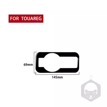 Для Volkswagen Touareg 2011 2012 2013 2014 2015 2016 2017 2018 переключатель фар декоративная крышка накладка наклейка автомобильные аксессуары ABS