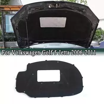 Для Volkswagen VW Golf 5 Jetta 2006-2011 передняя изоляция капота двигателя, хлопковый звуковой тепловой экран, изоляционный коврик, пенопластовый чехол