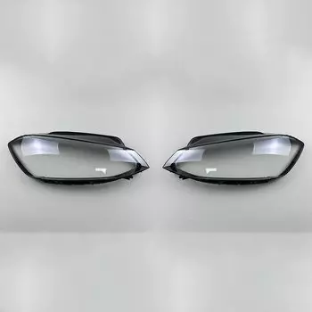 Для Volkswagen VW Golf 7,5 MK7.5 GTI GTR 2018 2019 2020 автомобильные передние стеклянные крышки объектива передняя крышка передней фары Автомобильная фотооболочка абажура