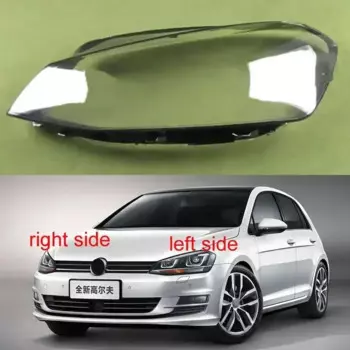Для Volkswagen VW Golf 7 MK7 GTI 2014 2015 2016 2017, крышка передней фары, корпус фары, маска, абажур, линза из плексигласа