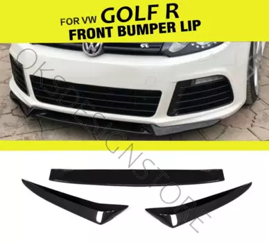 Для VOLKSWAGEN VW GOLF R передний бампер спойлер губа