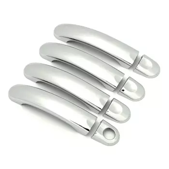 Для Volkswagen VW Jetta MK5 2005-2011 Golf Plus цвет углеродного волокна ремонт хромированная дверная ручка крышка отделка защитная наклейка