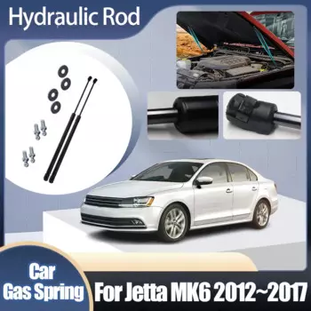 Для Volkswagen VW Jetta MK6 амортизаторы 2012 ~ 2017, пружины, амортизаторы для передних ворот, автомобильные рампы, гидравлический подъемник, автомобильные аксессуары