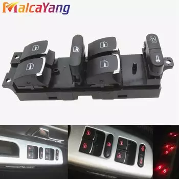 Для Volkswagen VW MK4 Bora Seat Skoda Octavia MK1 Fabia Toledo главный переключатель оконной панели 1J 4959857 1J 4959857 Д