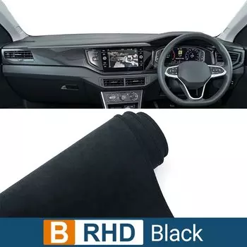 Для Volkswagen VW Polo MK6 AW AW1 BZ1 2017 2018 2019 2020 2021 2022 2023 крышка приборной панели автомобиля, избегайте света, нескользящие коврики с защитой от УФ-лучей