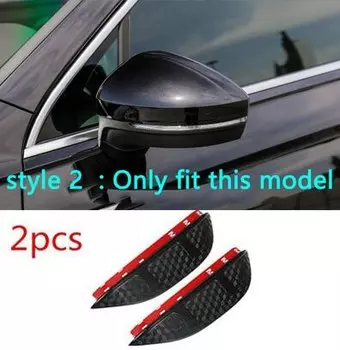 Для Volkswagen VW Tiguan L MK 2016 2017 2018-2020 автомобильное боковое стекло для зеркала заднего вида отделка рамка Защита от дождя солнцезащитный козырек