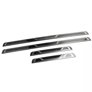 Для Volkswagen VW Tiguan MK2 2016 2017 2018 2019 2020 2021 2022 2023 накладка на порог автомобиля, защитная накладка, аксессуары