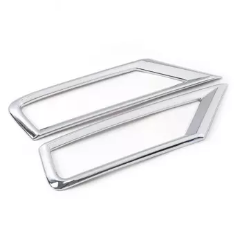 Для Volkswagen VW Tiguan MK2 2017-2019 хромированная передняя противотуманная фара, накладка на противотуманную фару, рамка из АБС-пластика, внешнее украшение