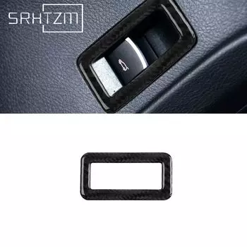 Для Volkswagen Vw Touareg 2011 2012 2013 2014 2015 2016 2017 2018 углеродное волокно задний переключатель багажника кнопка рамка крышка наклейка Tri