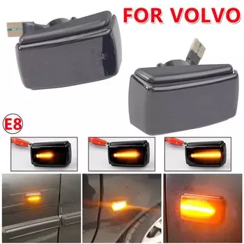 Для Volvo 850 V40 V70 S40 240 740 C70 940 S70 S90 960 Повторитель проточной воды Динамический светодиодный боковой габаритный указатель поворота
