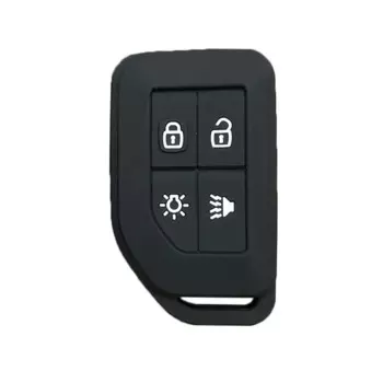 Для Volvo CARGO 555 FH16 FM чехол для ключа силиконовый дистанционный брелок для ключей от автомобиля чехол 4-кнопочный корпус без ключа автомобильные аксессуары