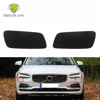 Для Volvo S90 V90 2017 2018 2019 передний бампер, фара, омыватель лампы, распылитель, чистка привода, крышка 39839830 39839842 31383231