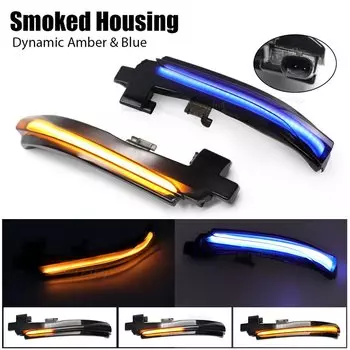 Для Volvo V40 CC II V60 S60 2011-2017 2018 S80 V70 III динамический мигающий указатель поворота, повторитель зеркала заднего вида