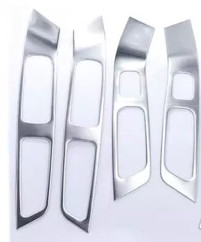 Для Volvo XC60 S60 V60 внутренний подлокотник двери из нержавеющей стали крышка кнопки Подъема Окна внутренняя отделка 7 шт./4 шт. стайлинга автомобилей 2010-2017