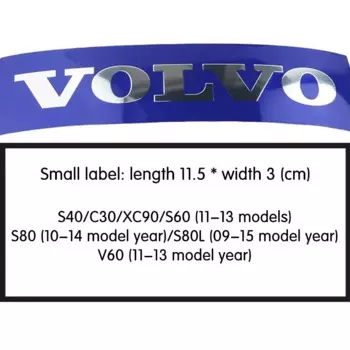 Для VOLVO XC60 S60 XC70 XC90 S40 V40 V60 Эмблема на переднюю решетку Значок на задний багажник Наклейка на руль Аксессуары