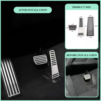 Для Volvo XC60 XC90 S90 V90 2015-2021 2022 2023 2024 нержавеющая Автомобильная Подножка педаль акселератора тормоза Педали накладка противоскользящие колодки