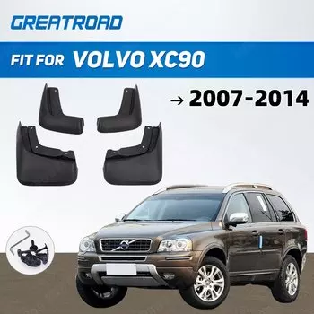 Для VOLVO XC90 2007-2014 брызговики 2008 2009 2010 2011 2012 2013, передние и задние автомобильные брызговики, брызговики, брызговики, крыло