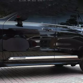 Для Volvo XC90 2016-2023 хромированные молдинги для боковой двери, декоративная крышка, отделка автомобиля, Стайлинг