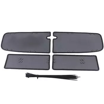 Для Volvo XC90 2017 2018 2019 2020 4 шт. стальная передняя решетка радиатора защитная сетка аксессуары Внешнее украшение