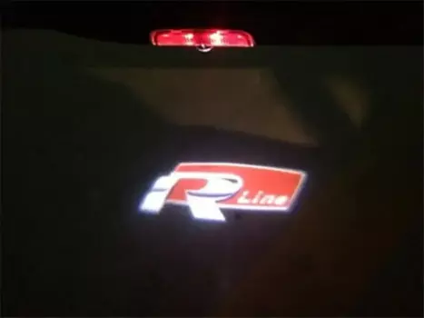 Для VW дверной светильник 2 шт. VW бейдж свет дверной призрак теневая лампа для Volkswagen Golf MK7 Golf MK4 Caddy Bora Lavida VW приветственный свет