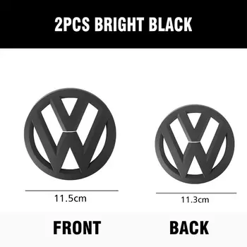 Для VW GOLF 5 GOLF 4, новый яркий/матовый черный автомобильный передний гриль/задняя этикетка, логотип, эмблема багажника, крышки, наклейка, сменные аксессуары