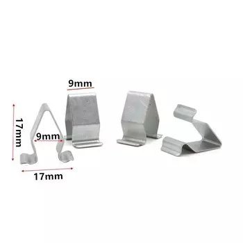 Для VW Golf 6 Sagitar Magotan Polo порог двери, внутренняя панель багажника, отделка бусины U-типа, железные автомобильные зажимы, крепеж, 15 шт.