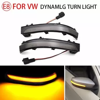 Для VW Jetta Mk6 Voyage Saveiro G6 G7 Gol Geracao 6/7/8 UP Spacefox светодиодный динамический указатель поворота индикатор последовательности бокового зеркала