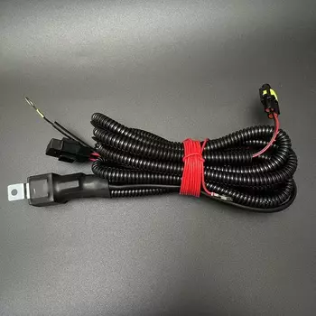 Для VW New Polo Golf Jetta MK5 MK6 Skoda Octavia противотуманные фары, жгут проводов, кабель с предохранителем, автомобильные аксессуары