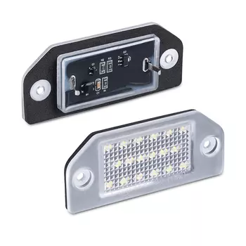 Для VW Passat B5 1996 1997 1998 1999 2000 2001 Автомобильная светодиодная лампа заднего номерного знака, левая и правая OEM 3B 0943021 2шт