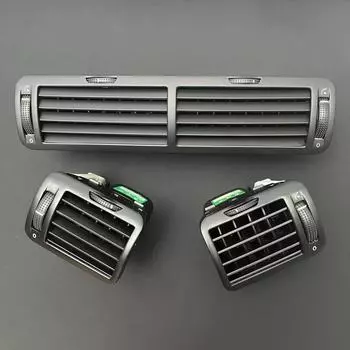 Для VW Passat B5 1997- 2005 Черная передняя панель центральный Вентиляционный Выход A/C обогреватель 3B0819728 3B0819703D 3BD819704D