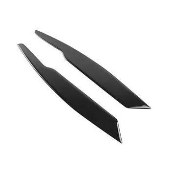 Для VW Passat B6 3C 2005 2006 2007 2008 2009 2010 яркий черный/углеродный стиль автомобильная фара, отделка бровей, наклейка на крышку глаз