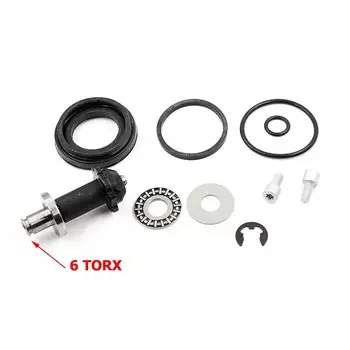 Для VW Passat B6 B7 CC Tiguan Sharan RSQ3 Q5 A4 A5 A6 Seat Alhambra 6/12 TORX Ремкомплект заднего тормозного суппорта двигателя 3C 0998281