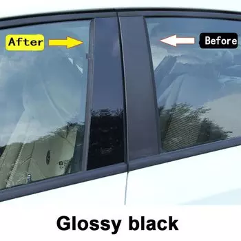 Для VW Passat B8 вариант Alltrack 2016-2021 автомобильный Поликарбонат материал столб крышка отделка двери отделка окна молдинг наклейка украшение