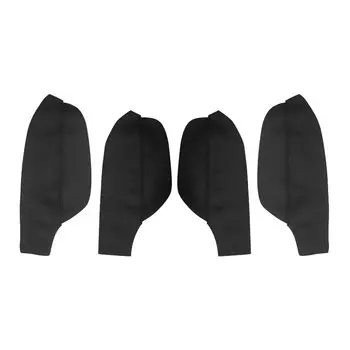 Для VW Tiguan 2008 2009 2010 2011 2012 4 шт. кожаная внутренняя дверная ручка из микрофибры, панель подлокотника, сменная накладка