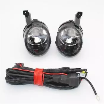 Для VW Touran 2002 2003 2004 2005 2006, Стайлинг автомобиля, передний бампер, противотуманная фара, жгут проводов, крышка решетки противотуманной фары