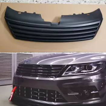 Для VW Volkswagen CC 2013 2014 2015 2016 год гоночная решетка гриль корпус комплект аксессуары FRP матовый черный