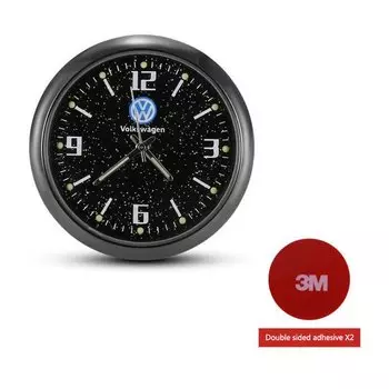 Для VW Volkswagen Golf Polo Passat Touran автомобильные часы светящиеся автомобили внутренние цифровые часы механические кварцевые часы